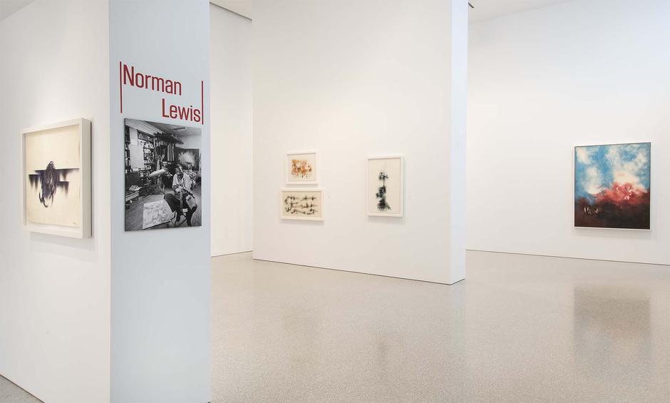 Installation Views - Norman Lewis: A Selection of Paintings and Drawings - January 23 – March 19, 2016 - Exhibitions