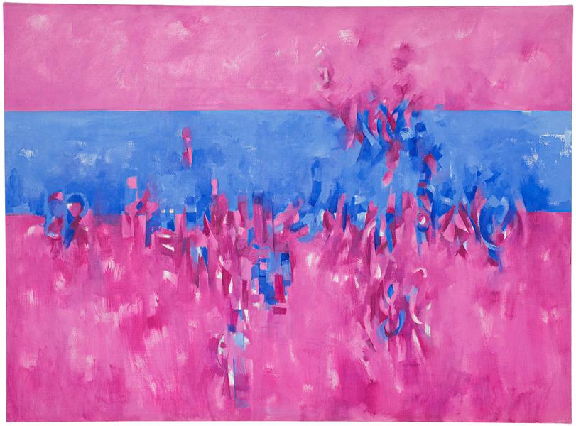 Norman Lewis (1909-1979) Pink Boogie, c.1975 oil o...