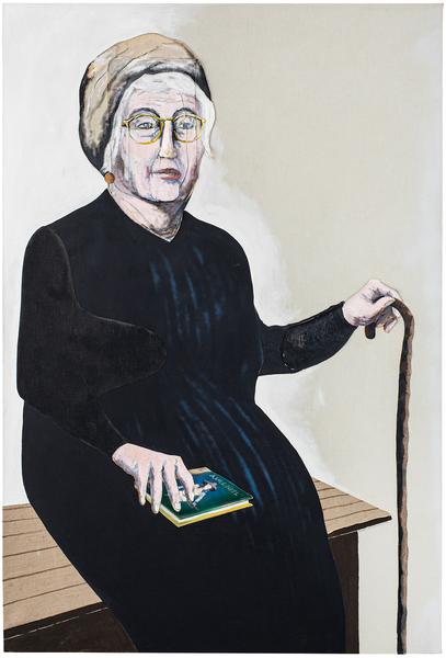 Portrait of Alice Neel, 1985 oil on canvas with pa...