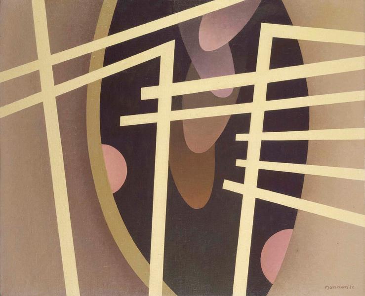 Raymond Jonson (1891-1982) Space With White, 1937...