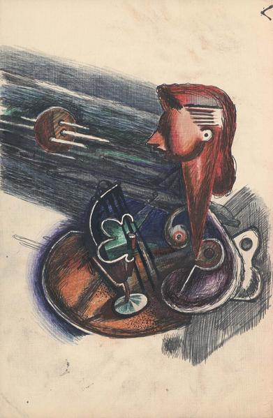 Theodore Roszak (1907-1981) Untitled, c.1932 ink,...