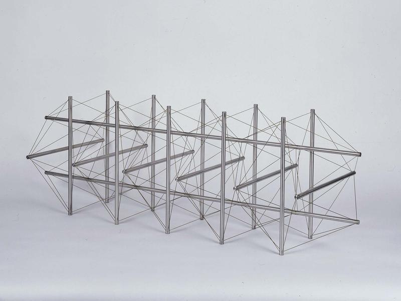 Stage Five, 1966 aluminum and stainless steel wire...