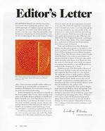 Art in America, Editor's Letter