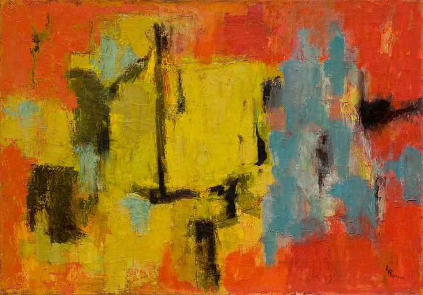 Alma Thomas (1891–1978) Yellow and Blue, 195...