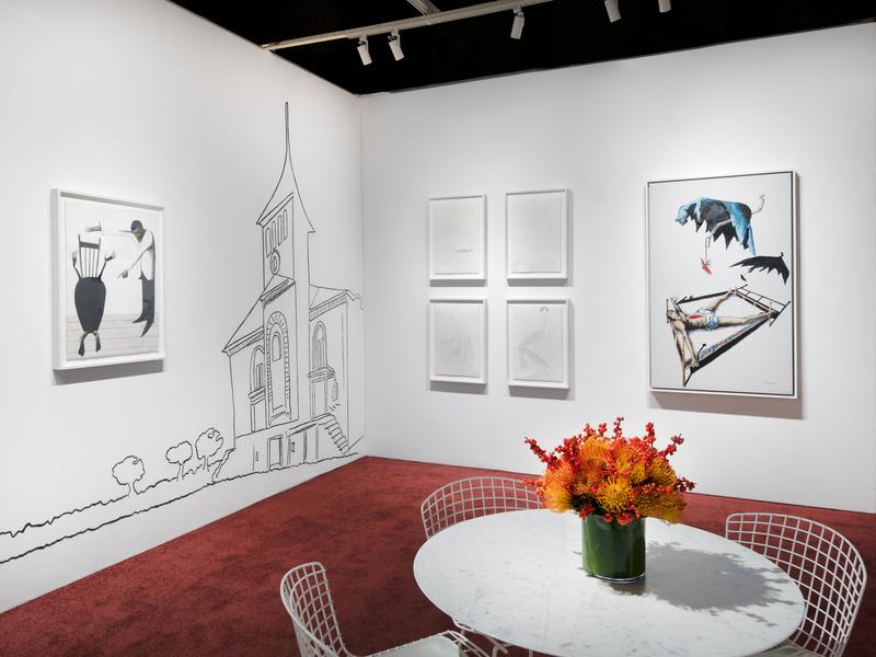Installation Views - Benny Andrews: For the Love of God - The Art Show (ADAA), November 4–7, 2021, Booth C2 - Exhibitions