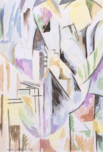 Max Weber (1881-1961) New York Abstraction, 1912 w...