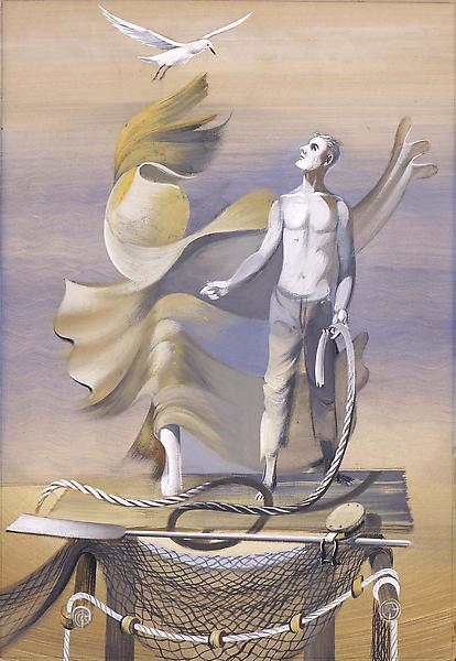 Untitled (Self-Portrait as Mariner), c.1941 [mural...